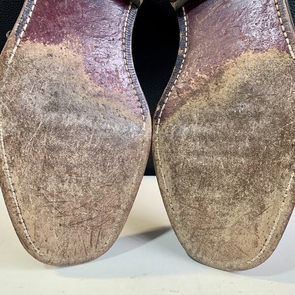 Donald J Pliner Kenzie Monk Buckle Strap Brown Leather Men Shoe Size 10.5 main image 10